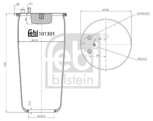 Bellow, air suspension