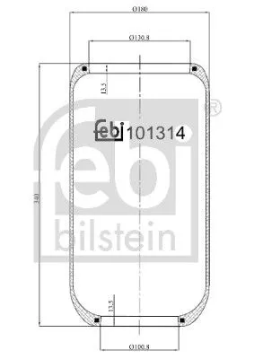 Bellow, air suspension