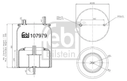 Bellow, air suspension