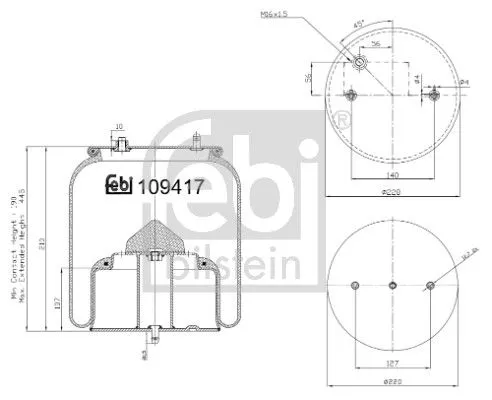 Bellow, air suspension