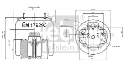 Bellow, air suspension