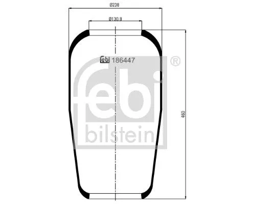 Bellow, air suspension