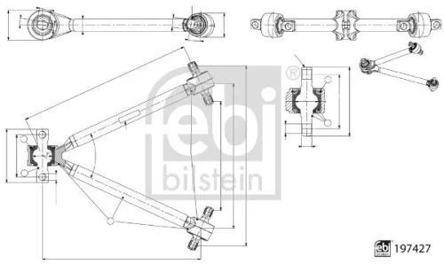 Control/Trailing Arm, wheel suspension
